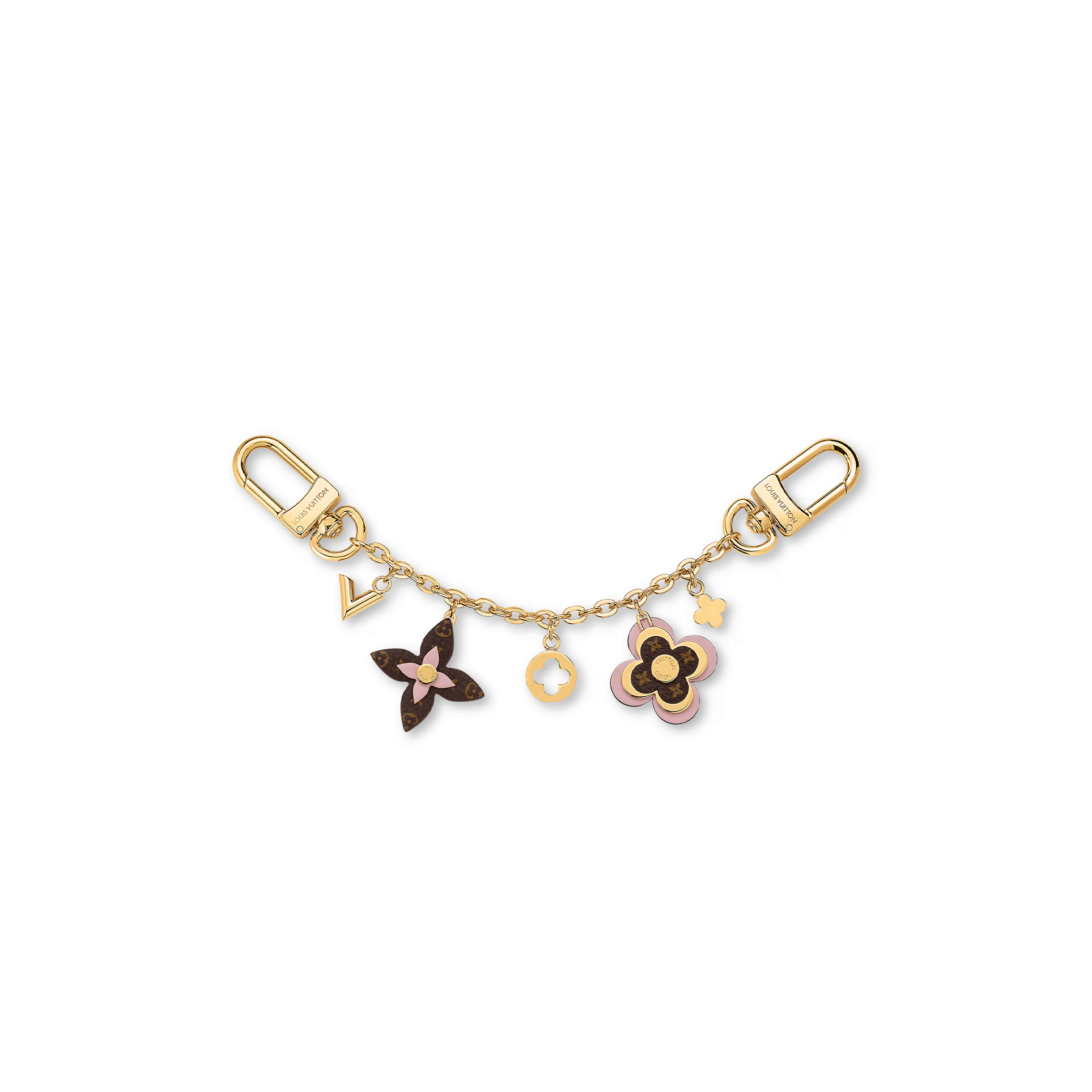 l0*is V*t0n blooming flowers chain bag charm m01414